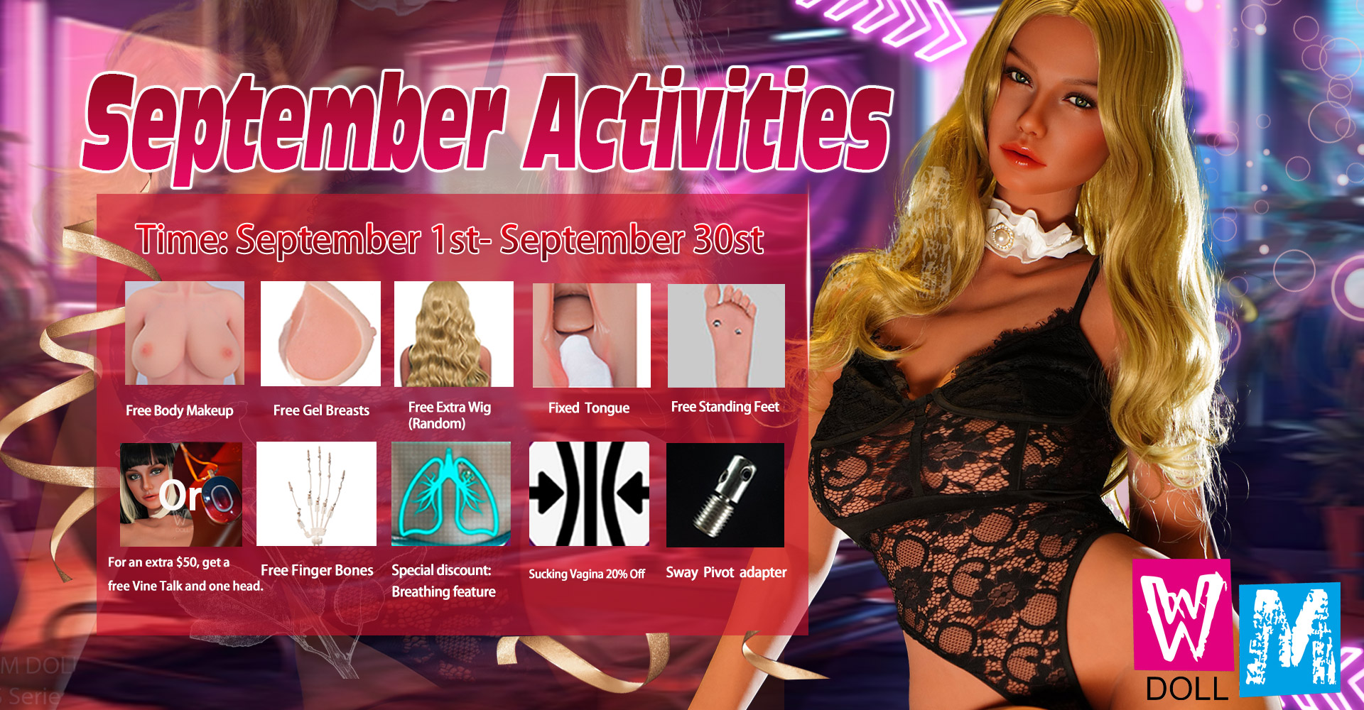 Promo Septembre 2025 Wmdolls